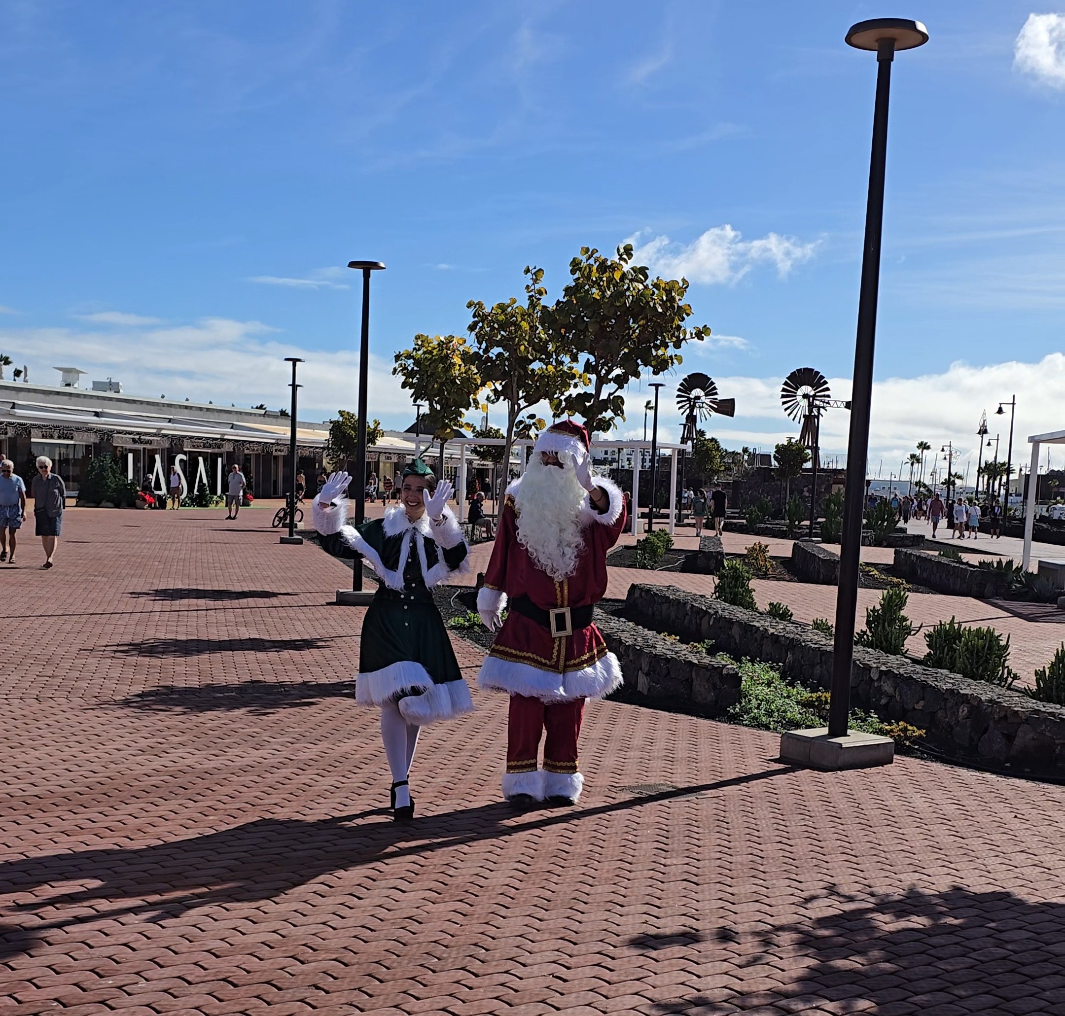 Navidad en playa blanca